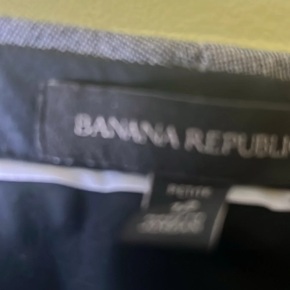 Banana Republic Gray Dress Pants Classic Straight-Leg size 12. - Picture 3 of 7